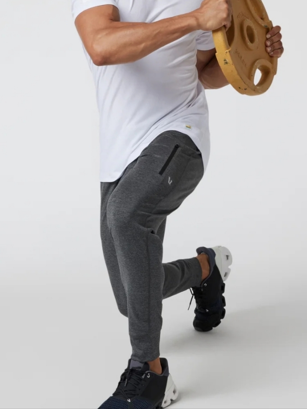Vuori Sunday Performance Jogger XXL Heather Gray Athletic Lounge Sweatpants - Picture 5 of 14